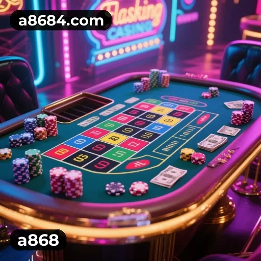 Catálogo de 2.547 jogos da a868 incluindo Pragmatic Play e Evolution Gaming